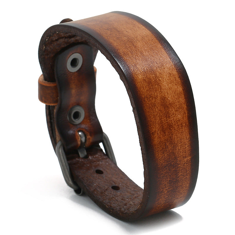 Vintage Leather Wristband