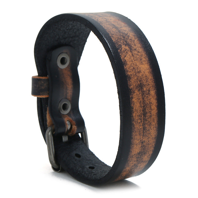 Vintage Leather Wristband