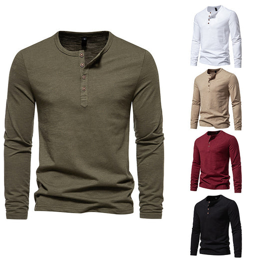 Four Button Long Sleeve T-shirt