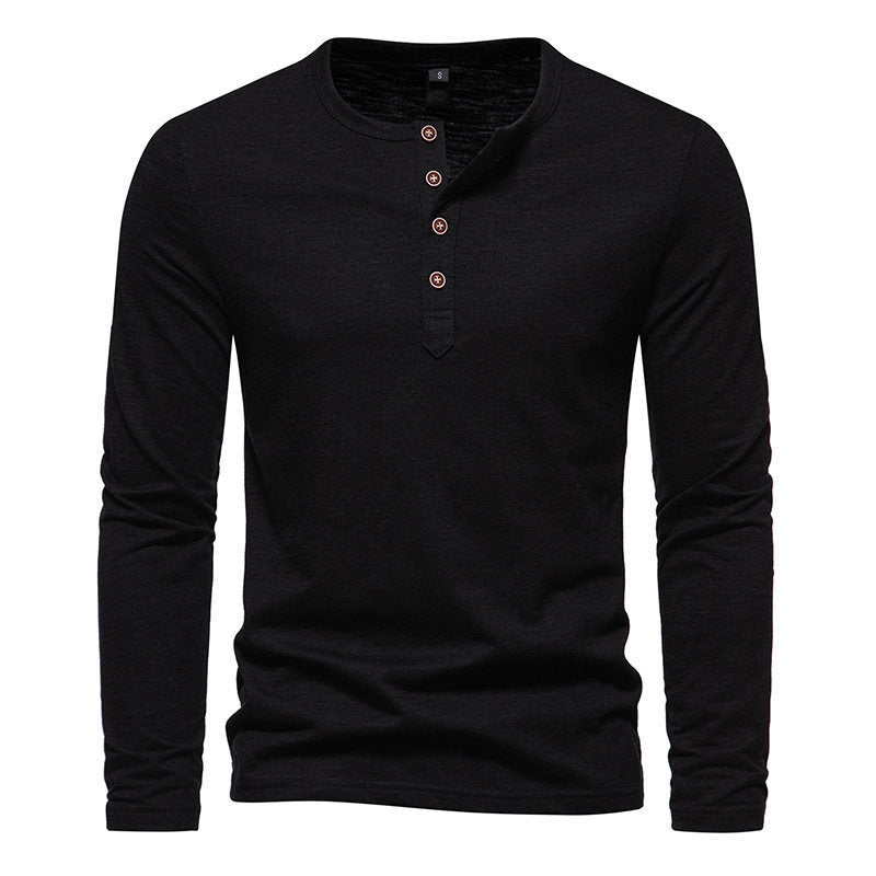 Four Button Long Sleeve T-shirt