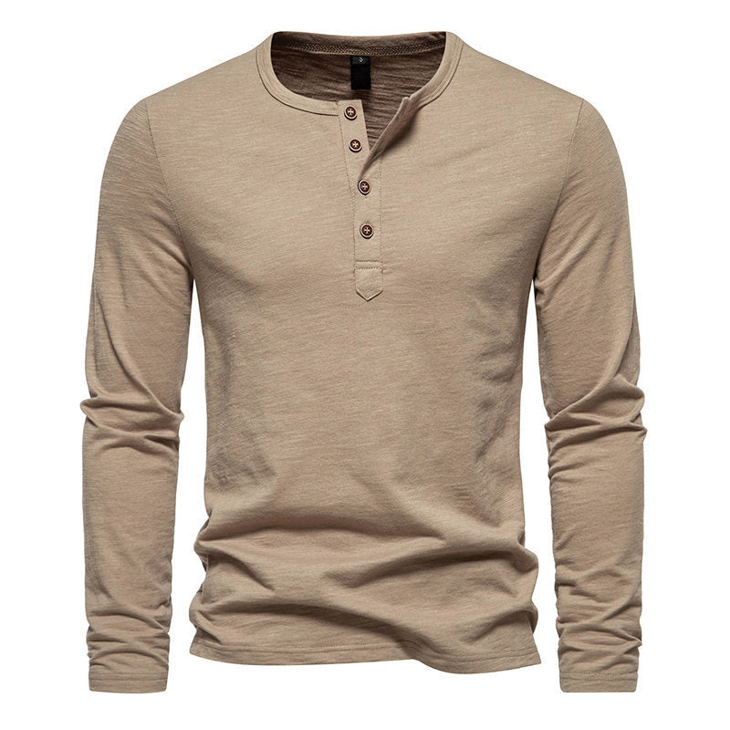 Four Button Long Sleeve T-shirt