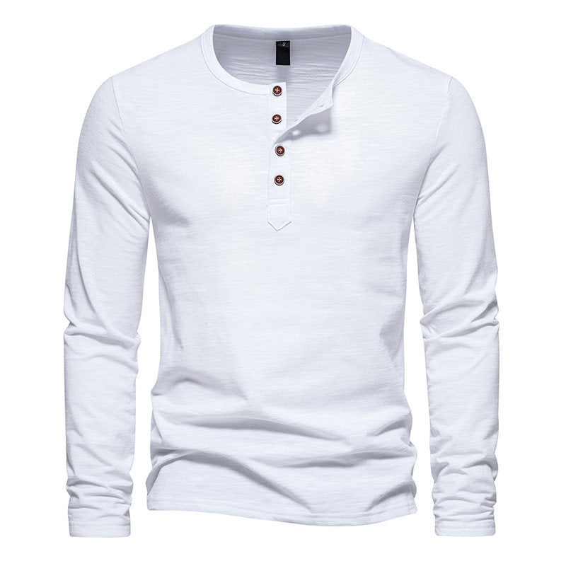 Four Button Long Sleeve T-shirt