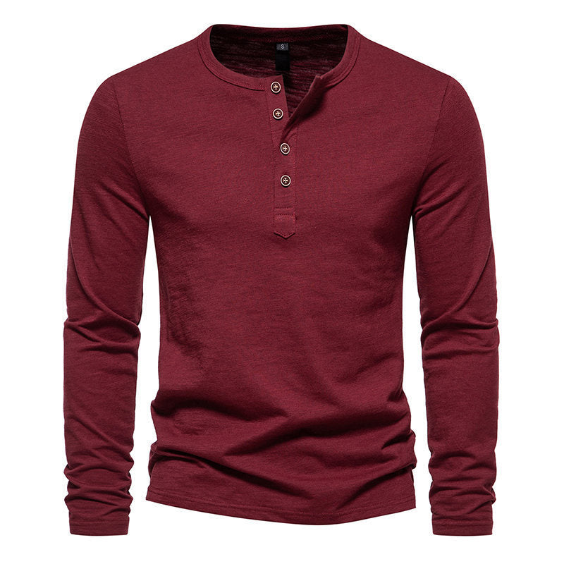 Four Button Long Sleeve T-shirt