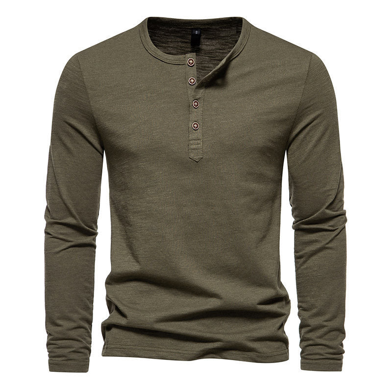 Four Button Long Sleeve T-shirt