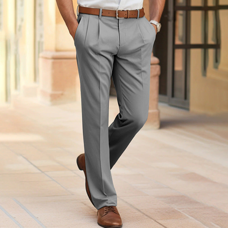 Classic Mid-waist Trousers